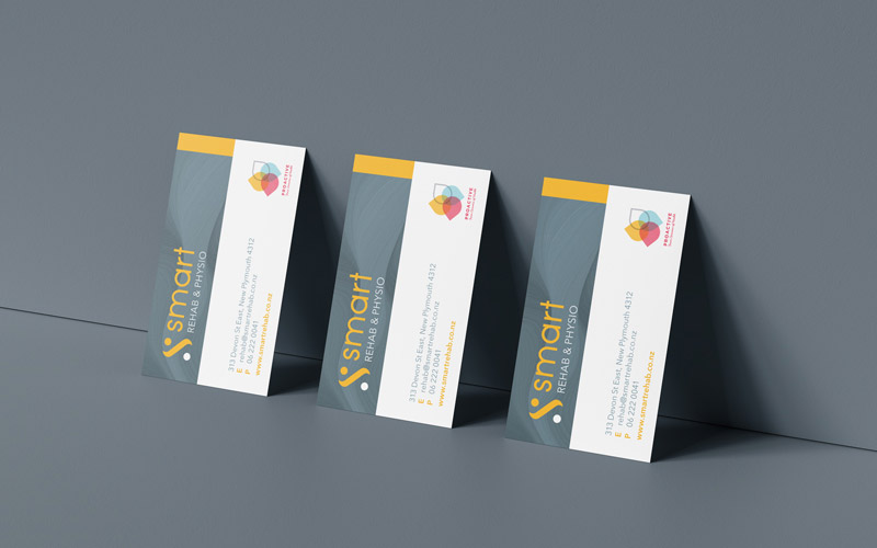 SMART Physio business cards designed by TGM Creative